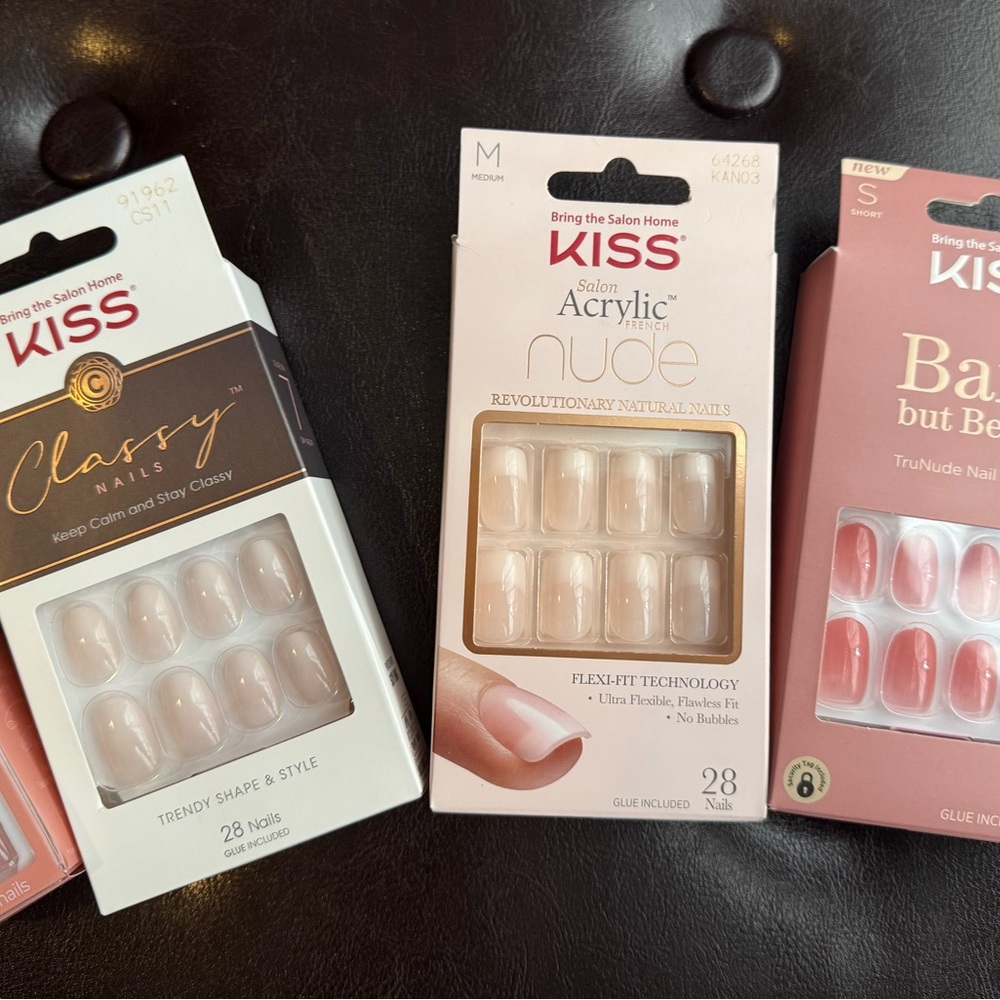 KISS Classy and Nude Nail Collection-4 sets